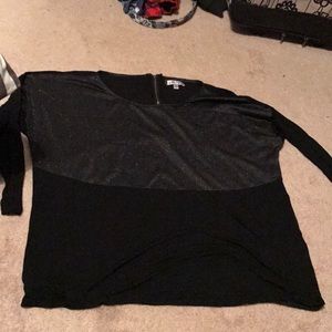 Black long sleeves blouse